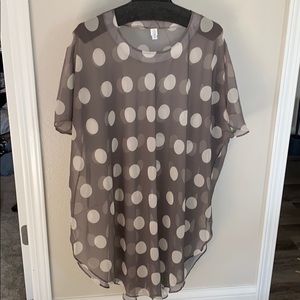 Rebecca coverup polka dot